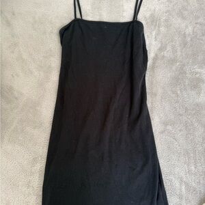 Topshop Black Strappy Dress